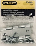 Stanley 75-2391, 3" Utility Hinges W/ Screws. Fixed Price $9.75.