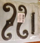 Renovators Supply Cast Iron Shutter Fasteners 2 Per Pack, Rust Resistant. Fixed Price $12.50.