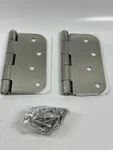 Penrod Hinges Stainless Steel 4" W/ Inch Radius -MH4.0UPC5/8-5/8 (box Of 2). Fixed Price $17.20.