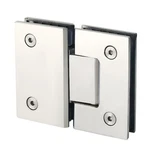 Alise Glass Shower Door Hinges, 180 Degree, Polished Chrome. Fixed Price $29.37.