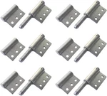 6 Pack 4" X Weldable Lift Off Flag Hinges 1-1/2", Silver. Fixed Price $27.45.