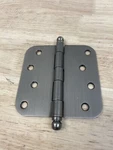 Nostalgic Warehouse 4"X4" Plain Bearing 5/8" Radius Corner Mortise Hinge - Antiq. Fixed Price $12.92.