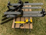 Snug Cottage 24"X3" Gate Hinges Black Heavy Duty Rear-eye Set (6), Reduced$. Fixed Price $315.00.