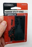 Everbilt #28947 3IN Narrow Utility Hinge (2-PACK) Matte Black. Fixed Price $6.95.