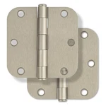 Miseno MDH3502 3-1/2 X Plain Bearing 5/8" Radius Corner Nickel. Fixed Price $17.52.