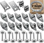 Garage Hinges And For 8' Height Doors, Rollers, Top Bracket .... Fixed Price $45.35.