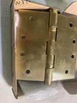 Baldwin 1041033I Square Ball Bearing Mortise Hinge, Vintage Brass. Fixed Price $44.54.