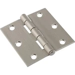 Hillman 3" Stainless Square Corner Residential Door Hinge W/removable Pin. Fixed Price $7.00.