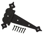 2PK Everbilt Tee Hinges 6 In. Black Decorative Hammered Gate Strap 13401. Fixed Price $24.00.