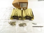 Pair Of Bommer Spring Hinges 3029-5-632 Da Double Acting Brass Finish 5". Fixed Price $69.99.