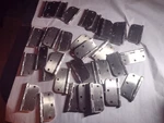 Lot Of 35 RC1842 Hager Hinge 3-1/2 X Satin Nickel 5/8 Radius Corner Bumper. Fixed Price $19.95.