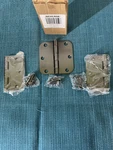 Schlage Door Hinge Black Stainless 3.5 5/8" Rad (3-PACK) Rounded Corner. Fixed Price $10.00.