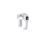 National Hardware White Zinc Push Button Keyed Latch N213-124. Fixed Price $27.99.