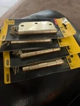 Stanley 3-1/2" Door Hinge Steel Satin Brass Finish 69-0390 CDRD758 Lot Of 4. Fixed Price $20.00.