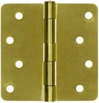 Deltana S44R4 US4 X Plain Bearing 1/4" Radius Corner Door Hinge - Pair. Fixed Price $16.00.