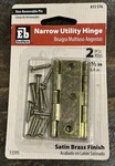 Everbilt Non-removable Pin Narrow Utility Hinges 1/2 . Pack 613 576. Fixed Price $14.90.