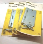 Lot Of 3- Stanley 1/2 Wide Utility Door Hinge W/mounting Screws. Fixed Price $18.00.