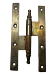 Antique 1800S Steel Paumelle Door Steeple Shape Hinge 6 3/8 X 1/4. Fixed Price $59.49.