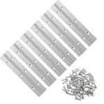 Pcs Inch Stainless Steel Piano Hinge Heavy Duty With 36 Screws For Ca.... Fixed Price $18.42.
