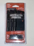 Everbilt Smooth Action Door Hinge 3-1/2 X 1/4" Radius Matte Black 3-PACK. Fixed Price $13.99.
