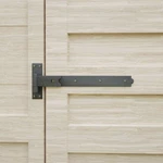 Strap Black Wrought Iron Gate 3/4" Offset Hinge 19 In.. Fixed Price $44.99.