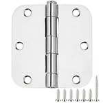 Door Hinges Polished Chrome 3.5IN 5/8IN Radius 6 Pcs Interior Hardware. Fixed Price $27.62.