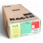 Hager 1241 US4 4X4 Mortise Door Hinges Pair Brass Steel Commercial Usa. Fixed Price $14.99.
