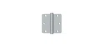 3-1/2" X 1/4" Radius Hinge, Hd Brushed Chrome Pair. Fixed Price $16.88.