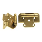 Amerock Polished Brass Partial Wrap Hinges 1/2" Overlay Self-closing BP7550-3. Fixed Price $10.99.