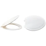 Manufacturer Varies Toilet Seat With Cover, Self-sustaining Hinge, Elongated,. Fixed Price $23.08.