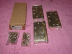 Box Of 3 Ace Heavy Duty Commercial Grade Hinges - 4 1/2" Ball Bearing Brass. Fixed Price $29.99.