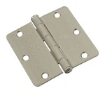 National Hardware N830-247 Satin Nickel 1/4 In. Round Corner Door Hinge. Fixed Price $8.33.