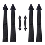 Skysen Magnetic Garage Door Decorative Faux Hinges Handles Accents Hardware K.... Fixed Price $17.86.
