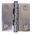 2" Cabinet Hinge Chrome Brass Coin Finials Renovator's Supply. Fixed Price $21.99.