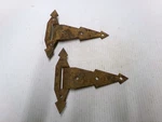 Antique Vintage Iron Strap Gate Barn Door Cupboard Hinges Arrow Style Rustic. Fixed Price $19.95.