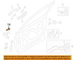 Subaru Oem 14-18 Forester Front Lock Hardware-door Check 61124SG005. Fixed Price $37.65.