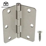 30 Pcs 3-1/2 Inch Satin Nickel Iron Hinges 2.2 Mm 3.5*3.5IN 1/4" High Quality. Fixed Price $32.74.