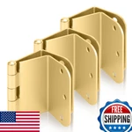Haidms Pack Gold Offset Hinges 3.5 Inch Expandable Door Heavy Duty With. Fixed Price $59.18.