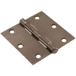 Hillman Pewter Residential Door Hinge With Square Corner, 3 In.. Fixed Price $6.75.