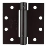 Global Door Controls 4.5" X Full Mortise Spring Squared Hinge-set Of 3. Fixed Price $16.00.