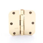 National N266-247 Removable Pin Door Hinge Brass Finish Steel 3.5" With Screws. Fixed Price $6.99.