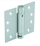 New 4" Residential Adjustable Spring Door Hinge Satin Chrome (3) Pcs.. Fixed Price $30.00.