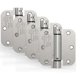 4 Pack Self Closing Door Hinges, 3.5 Inch Spring Loaded Adjustab.... Fixed Price $53.84.