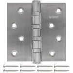 304 Stainless Steel 4" Door Hinges Heavy Duty Ball Bearing With Squa. Fixed Price $29.54.