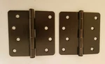 Emtek 9102410B Residential Grade - 1/4" Radius Corner X Hinges Oil Rub Bz. Fixed Price $12.00.