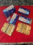 (2-PK) Stone Mill Door Hinge Set Oil-rubbed Bronze Finish 3.5" H3558-OB. Fixed Price $39.95.