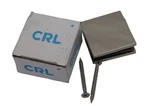 Crl Polished Nickel Square Style Notch In Glass Fixed Panel Clamp SGCU1PN. Fixed Price $20.99.