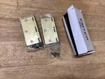 Emtek 96113 Residential Duty Hinges (pair), 3-1/2" X With Square Corners. Fixed Price $24.99.