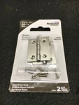 National N211-014 Satin Nickel Finish 1/2 X 1/4 Hinges Set Of. Fixed Price $8.99.