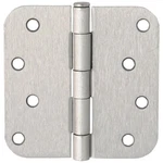Steel Door Hinges 6-PACK, Rounded 5/8-INCH Radius. Fixed Price $50.39.